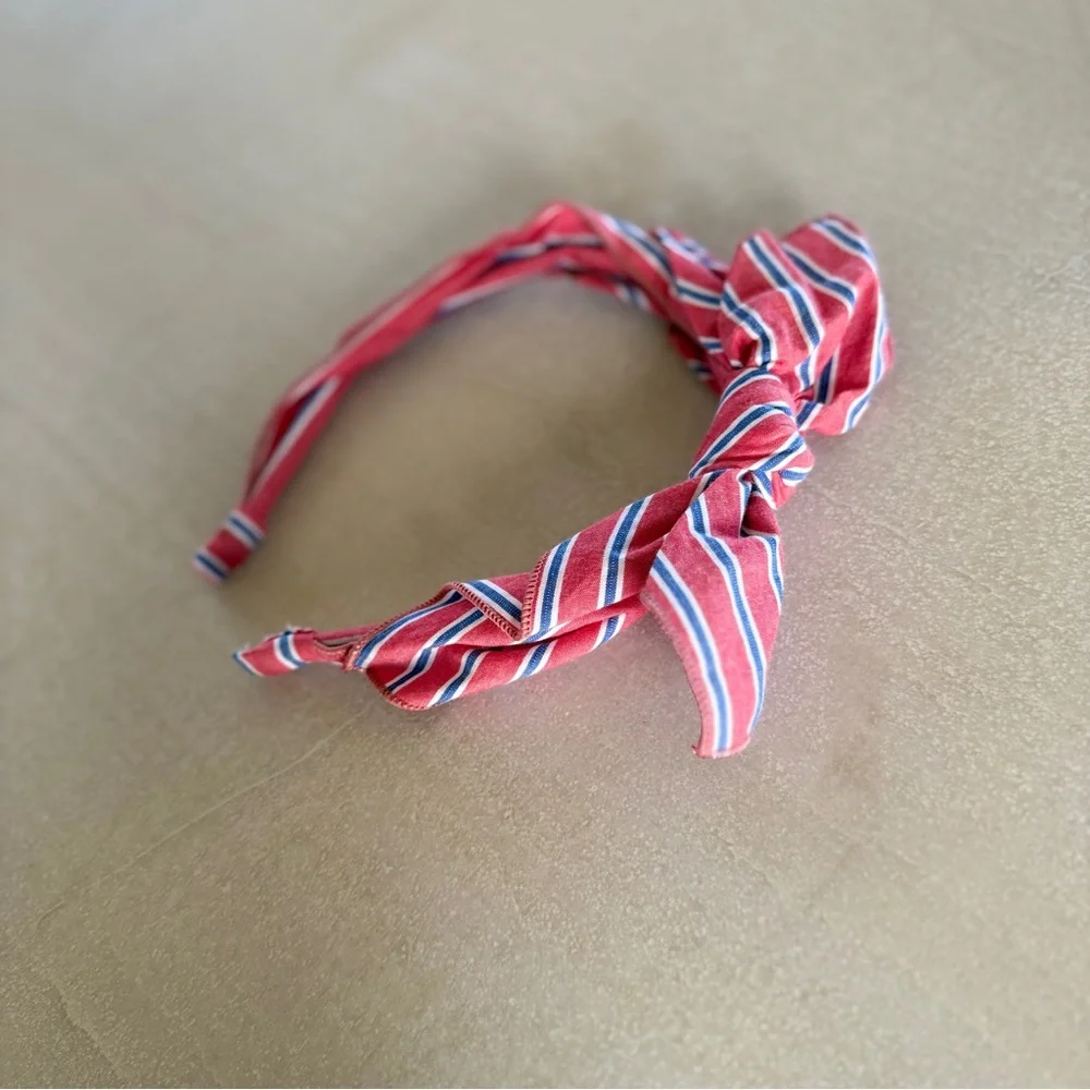 Anthropologie striped bow